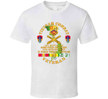 Load image into Gallery viewer, Army - Vietnam Combat Veteran W 1st Bn 83rd Fa W Ii Field Force T Shirt
