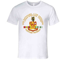 Load image into Gallery viewer, Army - 2nd Battalion, 11th Artillery (105mm Howitzer, Towed) W Vn Svc Ribbon X 300 T Shirt
