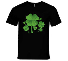 Load image into Gallery viewer, Classic - St. Patrick's Day - Four Leaf Clovers T Shirt
