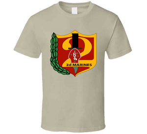 USMC - 2nd Marine Regiment - T Shirt, Long Sleeve, Premium and Hoodie