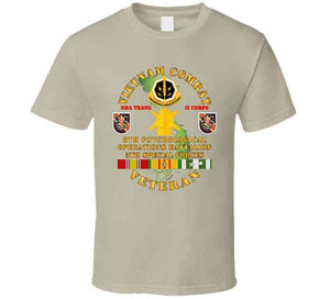 Army - Vietnam Combat Vet - 8th Psyops Bn - 5th Special Forces Group W Vn Svc Long Sleeve T Shirt