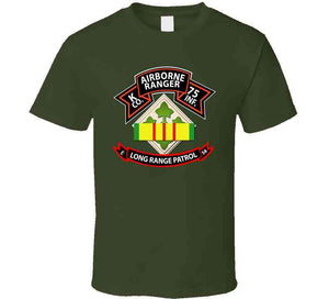 K Company 75th Ranger - 4th Infantry Division - Vietnam War Ribbon - LRSD T Shirt, Premium and Hoodie