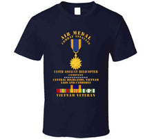 Load image into Gallery viewer, Army - Air Medal - Combat Assaults - 119th Ahc - Central Highlands Vn Laos Cambod W Vn Svc W Air Medal X 300 T Shirt
