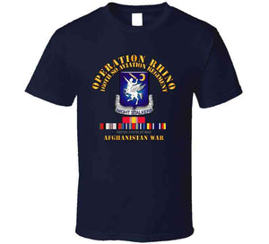 Special Operations Forces - Operation Rhino - Afghanistan - 160th Special Operations Aviation Regiment  With Service Ribbon T Shirt, Premium & Hoodie