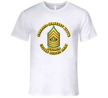 Load image into Gallery viewer, Command Sergeant Major - E9 - w Text - Retired T Shirt
