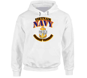 NAVY - CPO - VIetnam - Combat Vet T Shirt