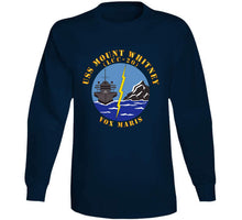 Load image into Gallery viewer, Navy - Uss Mount Whitney (lcc20) - Vox Maris Wo Border X 300 T Shirt
