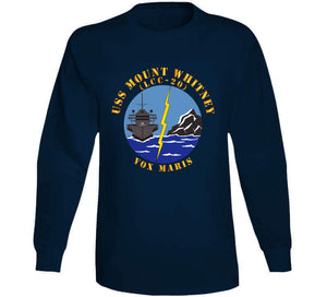 Navy - Uss Mount Whitney (lcc20) - Vox Maris Wo Border X 300 T Shirt