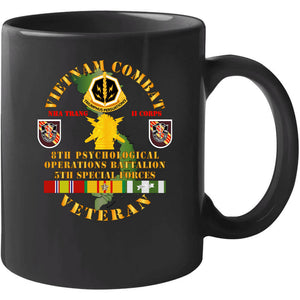 Army - Vietnam Combat Vet - 8th Psyops Bn - 5th Special Forces Group W Vn Svc Long Sleeve T Shirt
