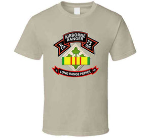 K Company 75th Ranger - 4th Infantry Division - Vietnam War Ribbon - LRSD T Shirt, Premium and Hoodie
