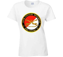 Load image into Gallery viewer, Army - 10th Cavalry Regiment - Fort Concho, Tx - Buffalo Soldiers W Cav Branch T Shirt
