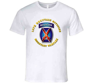 Army - 10th Mountain Division - Ssi T Shirt