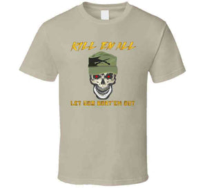 Army - Ranger Patrol Cap - Skull - Killem All - Let God Sortem Out X 300 T Shirt