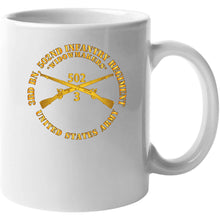 Load image into Gallery viewer, Army - 3rd Bn 502nd Infantry Regt - Widowmakers - Infantry Br T Shirt

