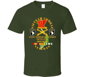 Army - Vietnam Combat Veteran W 101st Airborne Div (divarty) W Dui - Vn Svc X 300 T Shirt