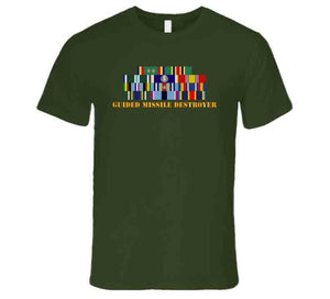 Navy - Destroyer - Uss John S Mccain - Ships Ribbons Only V1 T Shirt