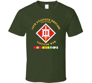 Army - 18th Engineer Brigade,  Vietnam War, with Vietnam Service Ribbons - T Shirt, Premium and Hoodie