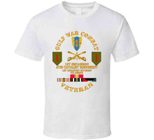 Load image into Gallery viewer, Army - Gulf War Combat Cavalry Vet W  1st Squadron - 4th Cav - 1st Id T Shirt
