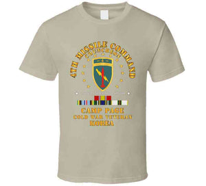 Army - 4th Missile Command - Camp Page - Chuncheon, Korea - Cold War Veteran X 300 T Shirt