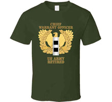 Load image into Gallery viewer, Army - Emblem - Warrant Officer - Cw2 - Retired T Shirt
