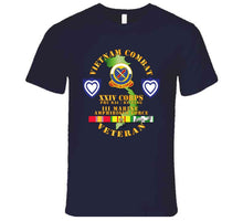 Load image into Gallery viewer, Army - Vietnam Combat Veteran W Xxiv Corps T Shirt
