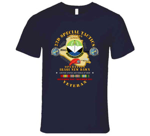 Usaf - 22d Special Tactics Squadron - Opn Iraqi New Dawn - 2011 W Iraq Svc T Shirt