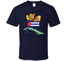 Load image into Gallery viewer, Cuba - Cuba With Palm And Map Green X 300 V1 Classic T Shirt

