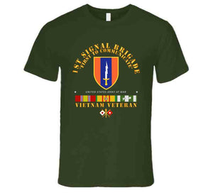 Army - 1st Signal Bde Ssi W Vn Svc T Shirt