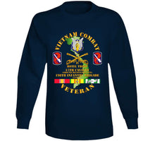 Load image into Gallery viewer, Army - Vietnam Combat Cavalry Vet W Hotel Troop - 17th Air Cav - 198th Inf Bde Lt  Ssi W Svc T Shirt
