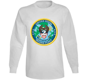 Navy - United States Second Fleet Wo Txt X 300 T Shirt