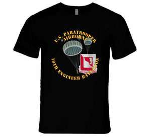 Army - Us Paratrooper - 19th Engineer Battalion T Shirt, Hoodie and Premium