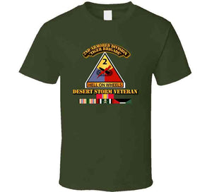 2nd Armored Division - Desert Storm Veteran T Shirt