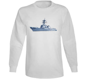 Navy - Destroyer - Uss John S Mccain -  Ship Only Wo Txt T Shirt