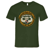 Load image into Gallery viewer, SOF - 5th SFG - Airborne Badge - Vietnam T Shirt
