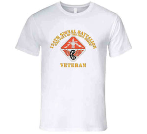 Army - 124th Signal Bn - The Voice Of The Iron Horse - Ssi - Veteran  X 300 T Shirt