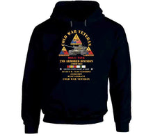 Load image into Gallery viewer, Army - Cold War Vet - 2nd Armored Division - Lucius D. Clay Kaserne, Garlstedt, Germany - M60a1 Tank W Cold Svc X 300 Hoodie
