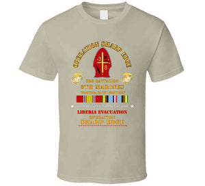 Usmc - Operation Sharp Edge - 3rd Bn, 8th Marines - W  Ndsm - Exp - No Vet X 300 T Shirt