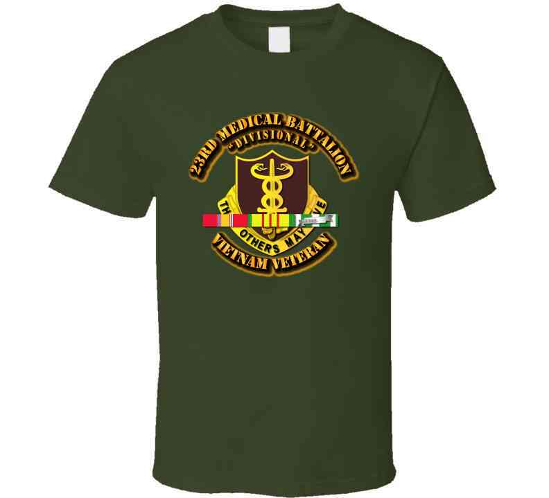 DUI - 23rd Medical Battalion w SVC Ribbon - T-Shirts - Classic – MIP ...