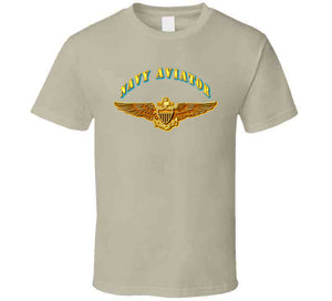 Emblem - Navy - Navy Aviator T Shirt