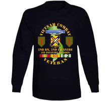 Load image into Gallery viewer, Army - Vietnam Combat Infantry Veteran W 2nd Bn 2nd Inf 1st Inf Div Ssi T Shirt
