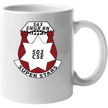 Load image into Gallery viewer, Army  - 563rd Engineer Battalion - Dui W Ssi Wo Txt X 300 T Shirt
