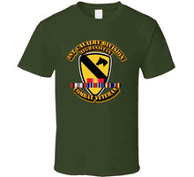 Load image into Gallery viewer, 1st Cavalry Div with Afghanistan Service Ribbons Classic T Shirt
