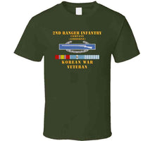 Load image into Gallery viewer, 2nd Ranger Infantry Company (airborne) W Cib W Korea Svc X 300 T Shirt
