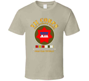 Army -  Vii Corps - The Jayhawk Corps - Ssi W Cold War Svc X 300 T Shirt