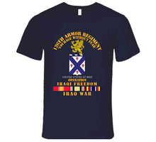 Load image into Gallery viewer, Army - 126th Armor Regiment - W Iraq Svc Ribbons - Oif - T Shirt
