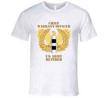 Load image into Gallery viewer, Army - Emblem - Warrant Officer - Cw2 - Retired T Shirt
