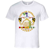 Load image into Gallery viewer, Army - Vietnam Combat Veteran W 1st Bn - 50th Inf - 1st Cav Div 1967-1968 Long Sleeve T Shirt
