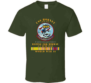 Navy - Uss Hornet (cv-12) - Battle For Midway -world war with Pacific Service T Shirt, Hoodie and Hoodie