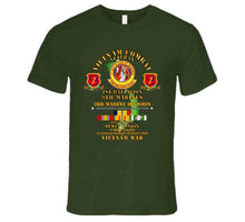 Load image into Gallery viewer, Usmc - 1st Bn 9th Marines - 3rd Mardiv - Operation Dewey Canyon W Vn Svc T Shirt
