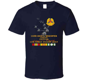 Army - 116th Assault Helicopter Co W 12th Cab - W Vn Svc X 300 T Shirt